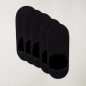 Pack de 5 pares de Calcetines invisibles de Hombre Negros Viento Basics