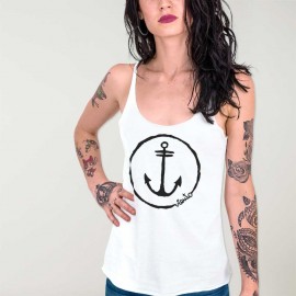 The Anchor Logo Tank Top Woman WH