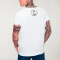 Men T-Shirt Open neck White Minimal Anchor