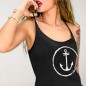 The Anchor logo Tank Top Donna - Nero