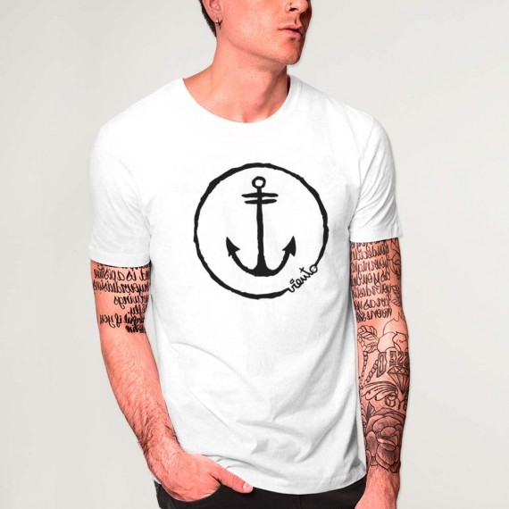 VIENTO Anchor Logo Camiseta de Tirantes para Hombre