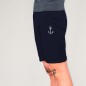 Graue shorts Marineblau Heat