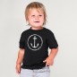 T-shirt Baby Black Anchor Logo