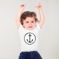 T-shirt Baby White Anchor Logo
