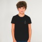 Boy T-shirt Black Anchor Simple