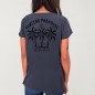 T-shirt mit V-Ausschnitt Damen Ozean Aloha