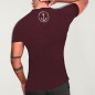 Men T-Shirt Burgundy Nature Dream Anchor