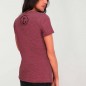 T-shirt Femme Bordeaux Whale Tail