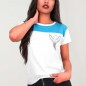 T-shirt Femme Bicolor Blanc Eco Mermaid