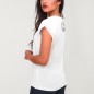 T-shirt Femme Blanc Cool Captain