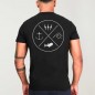 Men T-Shirt Black Crossed Ideals