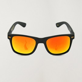 Premium Deluxe Black Orange Sunglasses