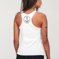 Women Tank Top White Anchor Letters