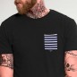 Men T-Shirt Black Sail Pocket
