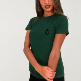 T-shirt Damen Grün Mini Anchor