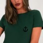 T-shirt Damen Grün Mini Anchor