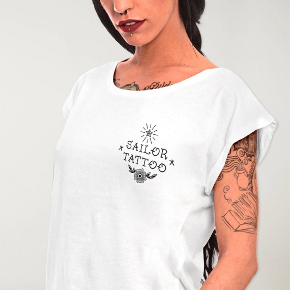 Dialogue Contradiction the first T-shirt Damen Weiß Tattoo Sailor