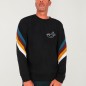 Sweatshirt de Hombre Negra Patch Rush Flying Golondrine
