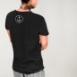 T-shirt Herren mit U-Ausschnitt Schwarz Anker