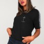 Unisex T-Shirt Black Nature Dream Anchor