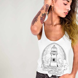 The Lighthouse Tank Top Donna Bianco