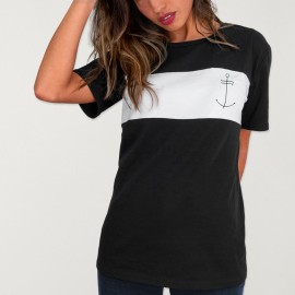 Unisex T-Shirt Black Patch Storm Dream Anchor SALES!!!