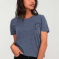 Unisex T-Shirt Blue Happy Anchor