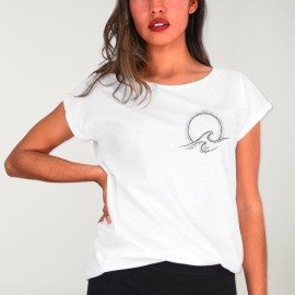 T-shirt Damen Weiß Hi Tide