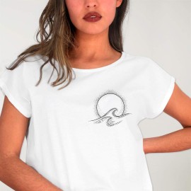 T-shirt Femme Blanc Hi Tide