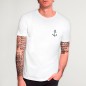 T-shirt Herren Weiß Elegant Anchor