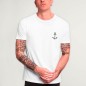 T-shirt Homme Blanc Elegant Anchor