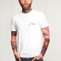 T-shirt Herren Weiß Waves