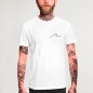 Men T-Shirt White Waves