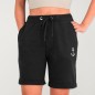 Women Shorts Unisex Style Black Tropical Heat