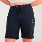Women Shorts Unisex Style Navy Tropical Heat