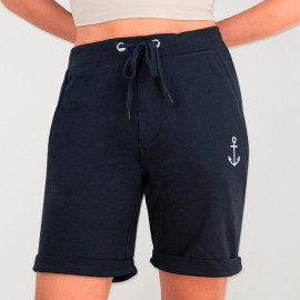 Pantalones cortos de Mujer Unisex Style Azul marino Tropical Heat