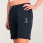 Unisex Style shorts Damen Marineblau Tropical Heat