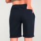 Women Shorts Unisex Style Navy Tropical Heat