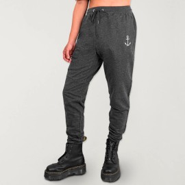 Women Jogger Unisex Style Heather Black After Ride