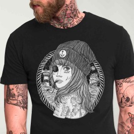T-shirt Homme Noir Beauty Captain