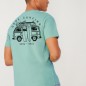 Men T-Shirt Green Mint Van Surfer