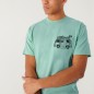 Men T-Shirt Green Mint Van Surfer