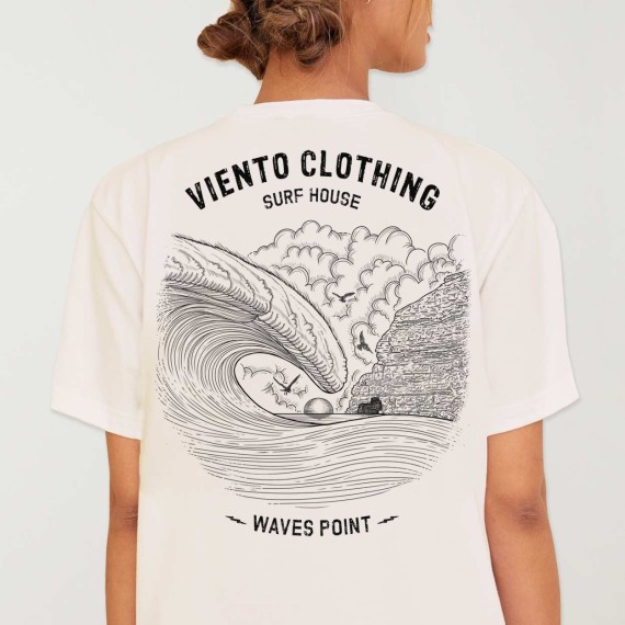 T-shirt Unisexe Vintage Blanc Cobra Point