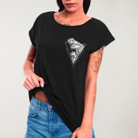 T-shirt Femme Noir Coco Surf