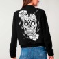 Giacca Unisex Nera Mexican Skull