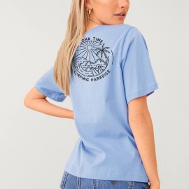 T-shirt Unisex Blau Pura Vida