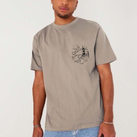 Men T-Shirt Khaki El Faro