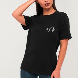 Unisex T-Shirt Black Flying Golondrine