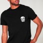 Men T-Shirt Black Snake Skull