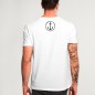 Men T-Shirt White Wave Cercle